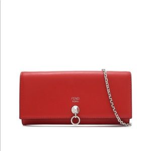 fendi wallet on chain red【0314ship】